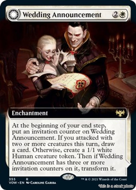 Wedding Announcement (Extended Art)