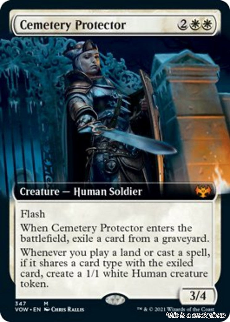 Cemetery Protector (Extended Art)