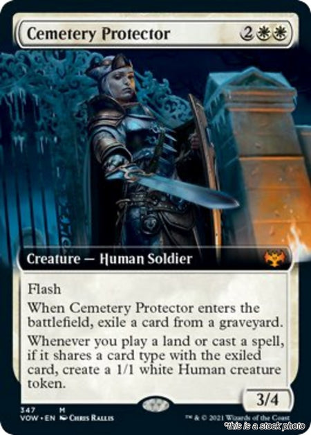 Cemetery Protector (Extended Art)