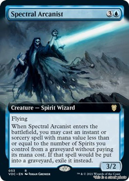 Spectral Arcanist (Extended Art)