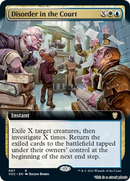 Disorder in the Court (Extended Art)