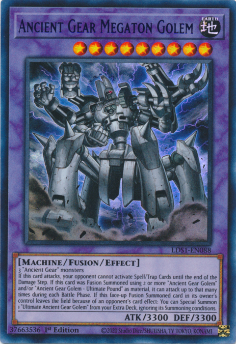 Ancient Gear Megaton Golem (Purple) [LDS1-EN088] Ultra Rare