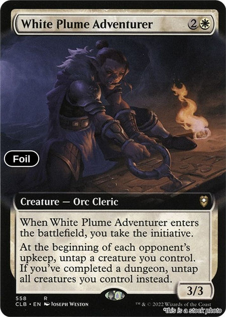 White Plume Adventurer (Extended Art)