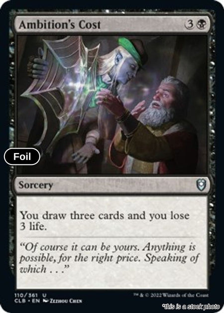 Ambition's Cost