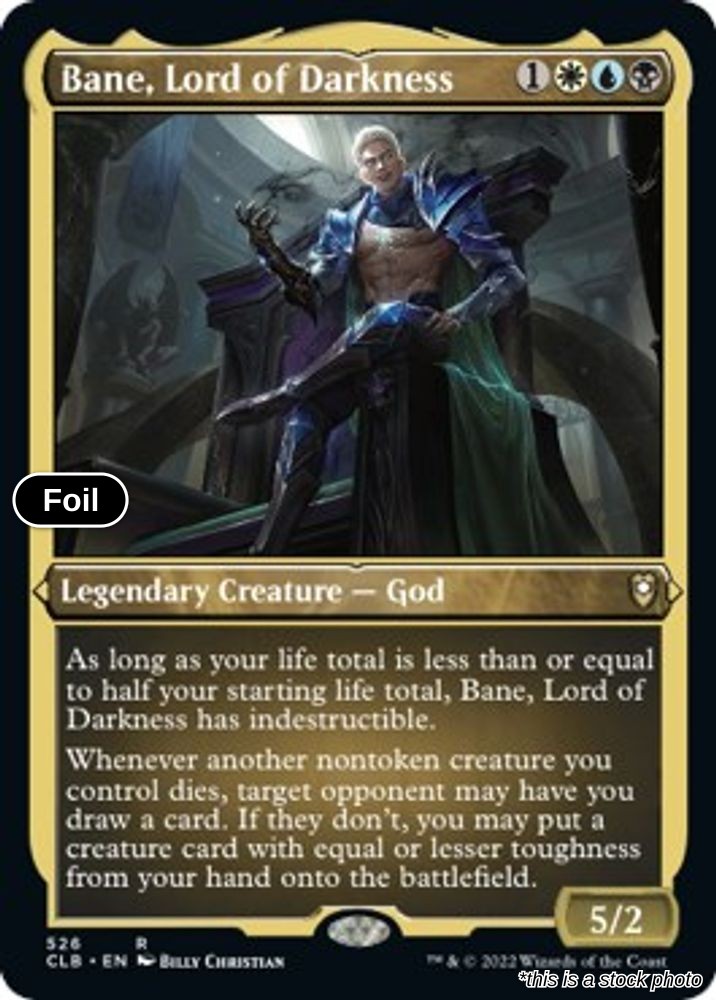 Bane, Lord of Darkness (Foil Etched)