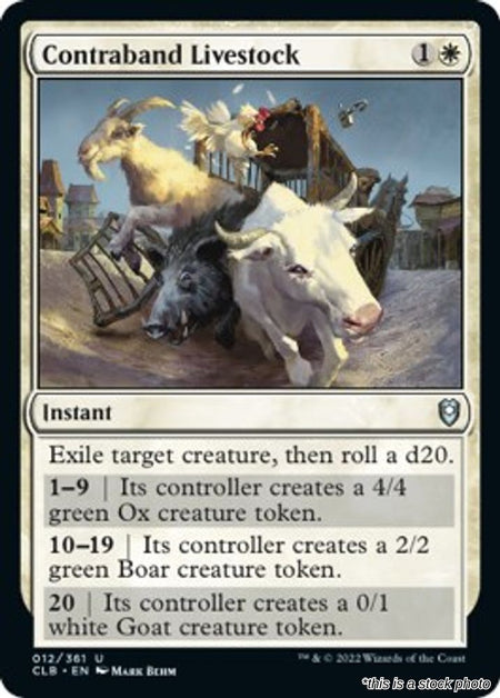 Contraband Livestock