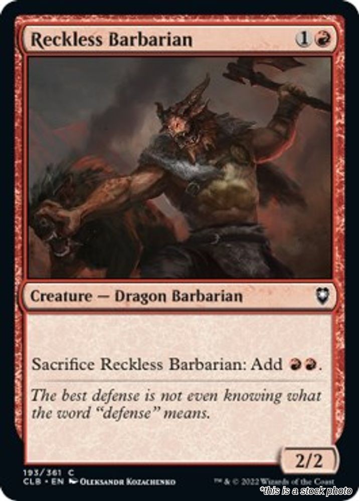Reckless Barbarian