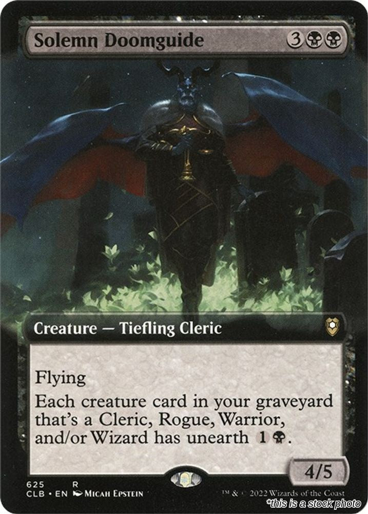 Solemn Doomguide (Extended Art)