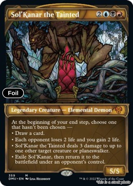 Sol'Kanar the Tainted (Textured Foil)
