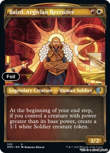 Baird, Argivian Recruiter (Textured Foil)