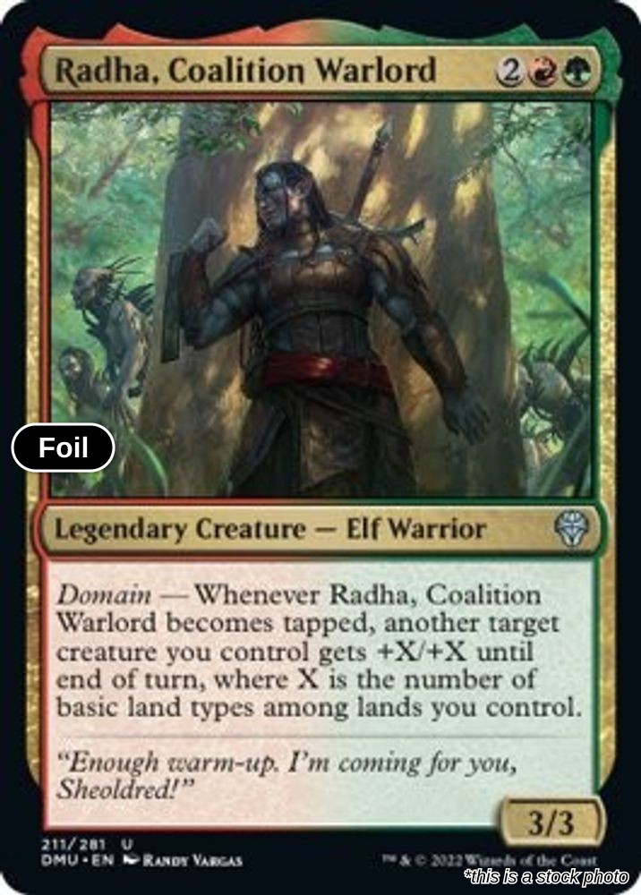 Radha, Coalition Warlord