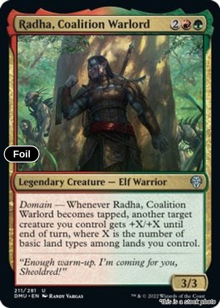 Radha, Coalition Warlord