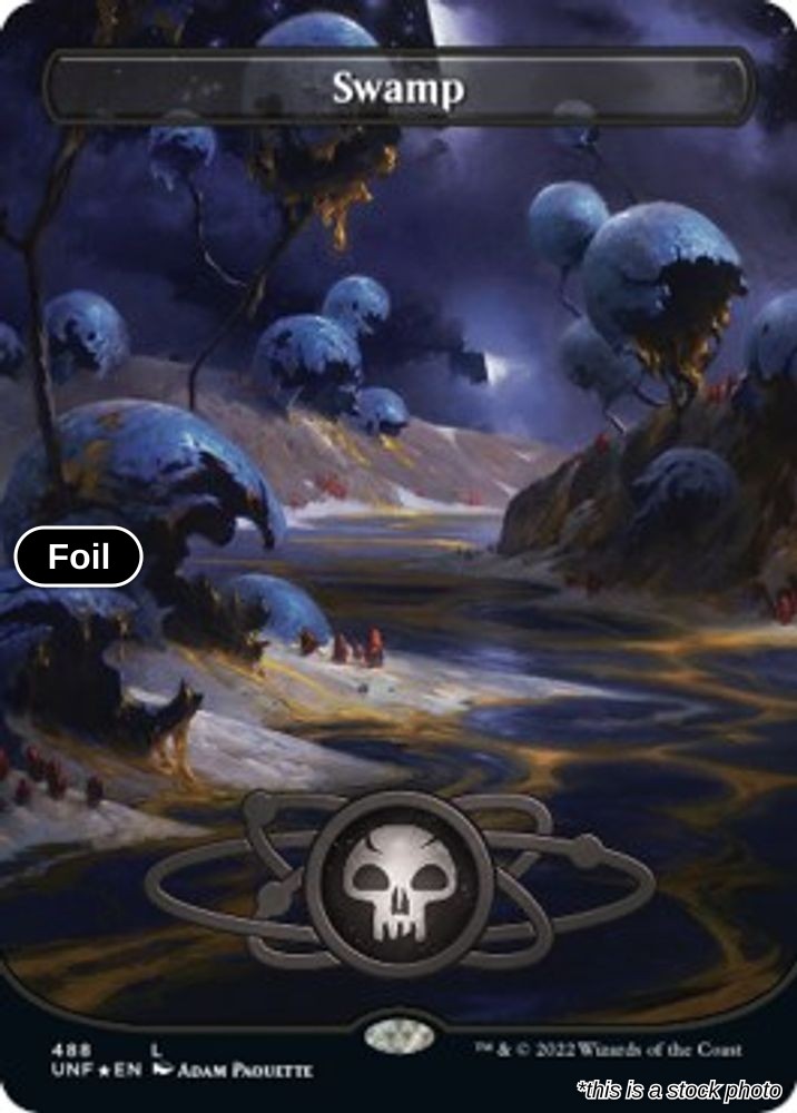 Swamp (488) (Borderless) (Galaxy Foil)