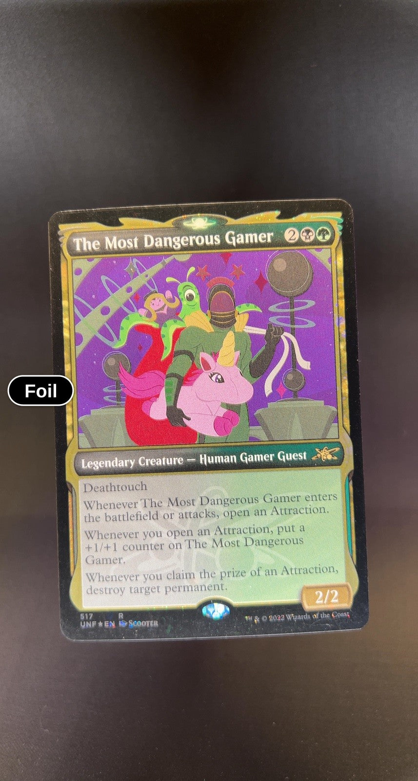 The Most Dangerous Gamer (Showcase) (Galaxy Foil)