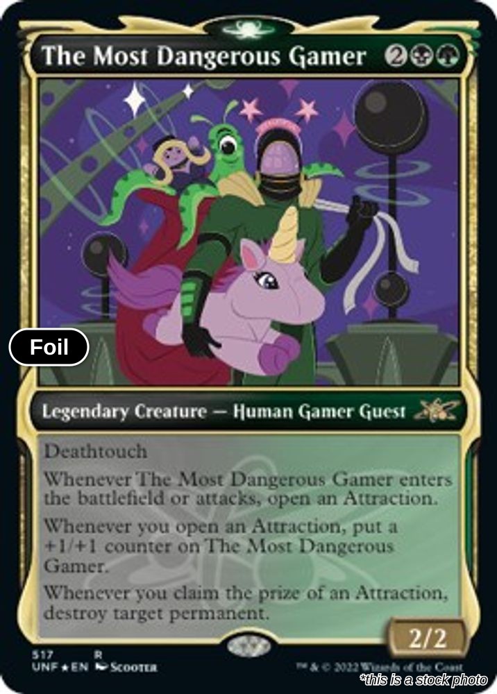 The Most Dangerous Gamer (Showcase) (Galaxy Foil)