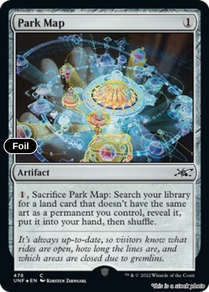 Park Map (Galaxy Foil)