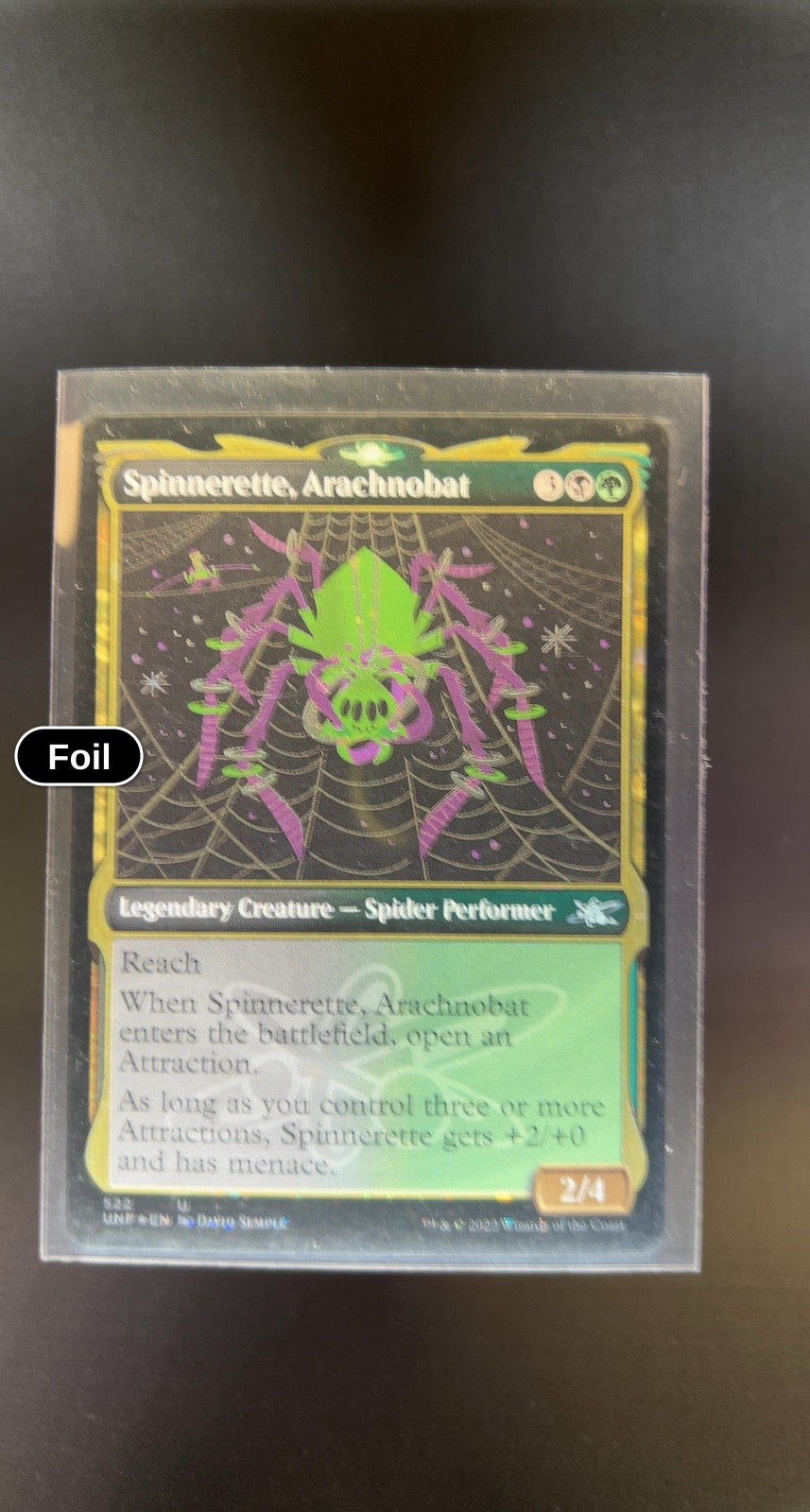 Spinnerette, Arachnobat (Showcase) (Galaxy Foil)