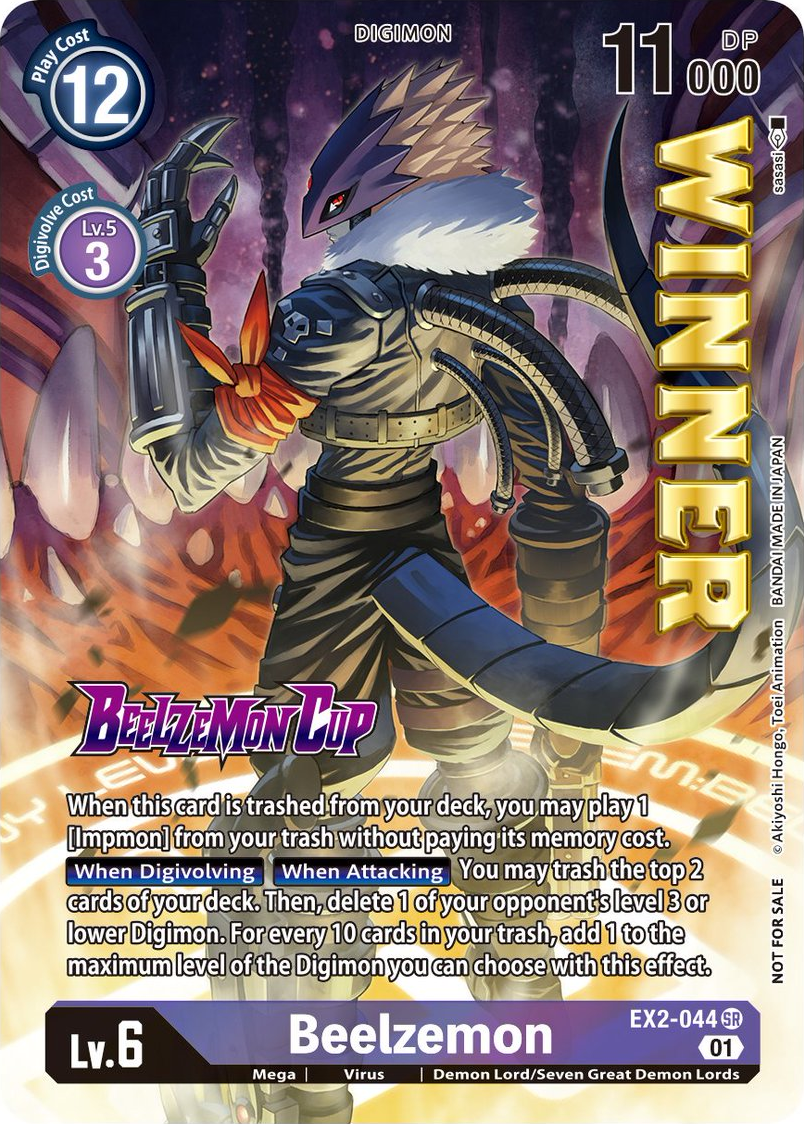 Beelzemon [EX2-044] (Beelzemon Cup Winner) [Starter Deck: Beelzemon Advanced Deck Set Promos]