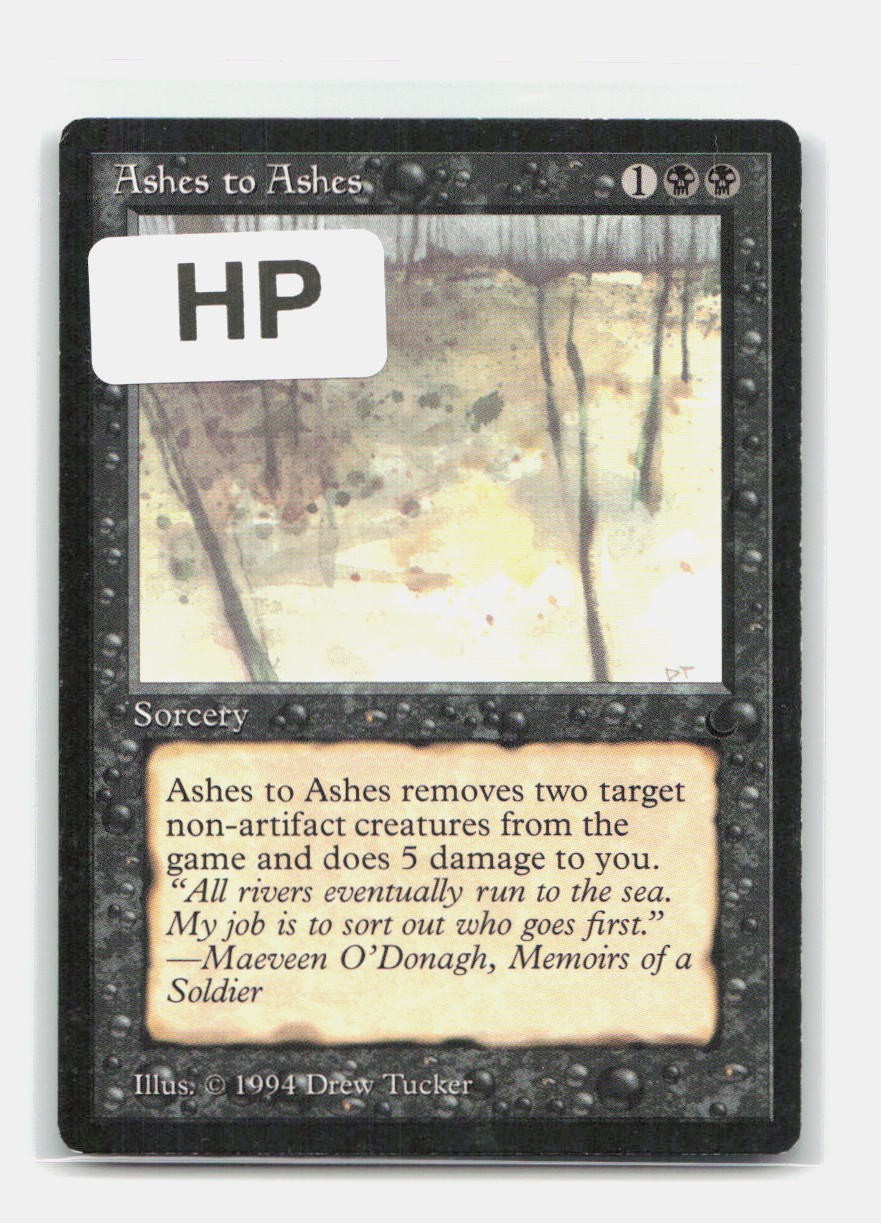 Ashes to Ashes