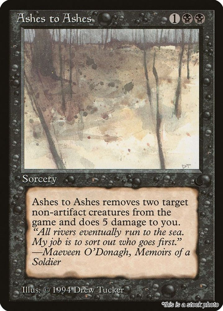 Ashes to Ashes