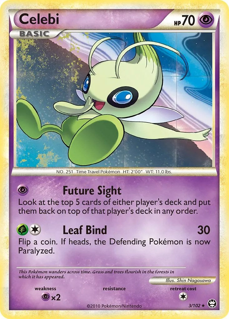 Celebi (3/102) (Movie Exclusive) [HeartGold & SoulSilver: Triumphant]