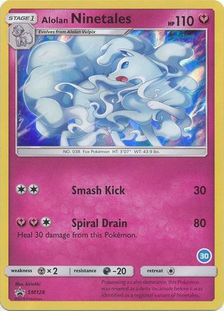 Alolan Ninetales (SM128) (Deck Exclusive #30) [Sun & Moon: Trainer Kit - Alolan Ninetales]