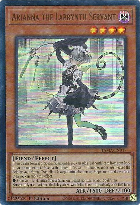 Arianna the Labrynth Servant [TAMA-EN017] Ultra Rare