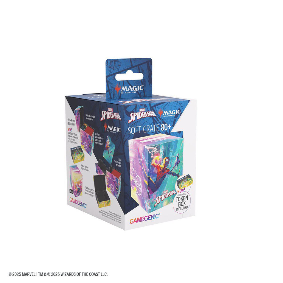Gamegenic MTG Soft Crate Deck Box  Marvel's Spider-Man (Spider-Man/Spider-Gwen)