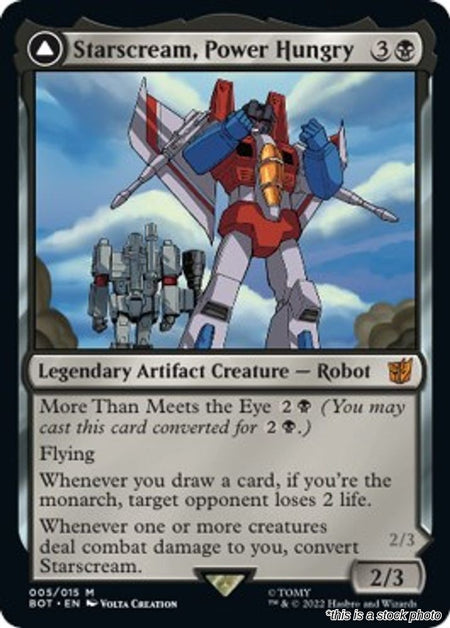 Starscream, Power Hungry
