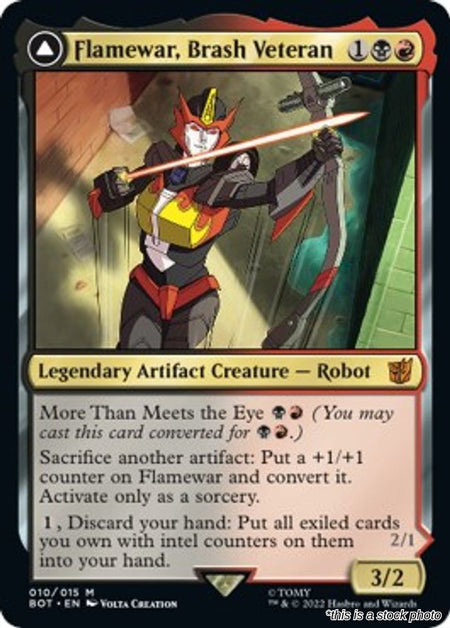 Flamewar, Brash Veteran