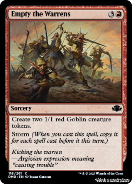 Empty the Warrens