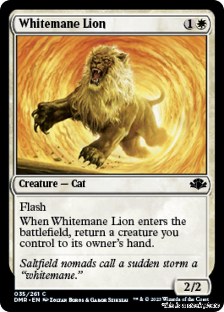 Whitemane Lion