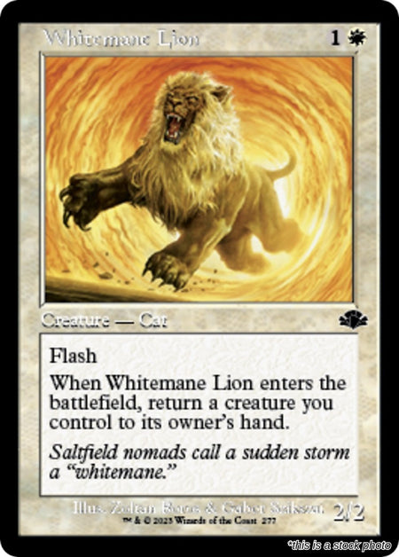 Whitemane Lion (Retro Frame)
