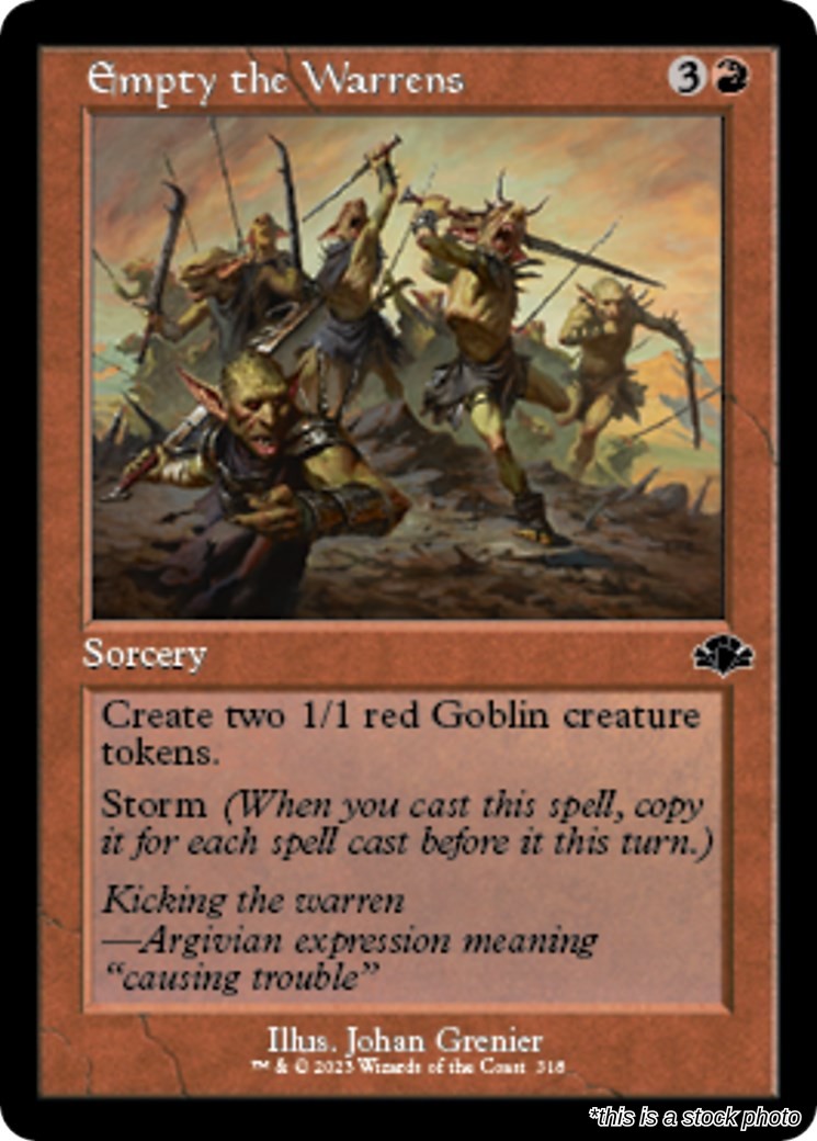 Empty the Warrens (Retro Frame)