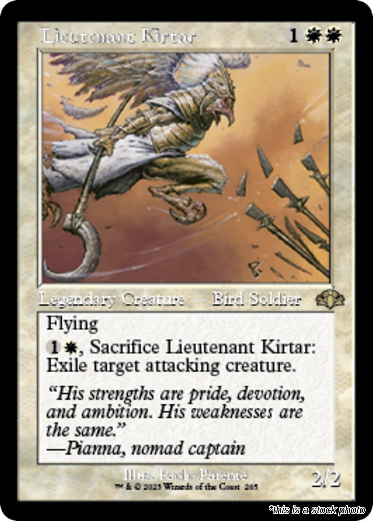 Lieutenant Kirtar (Retro Frame)