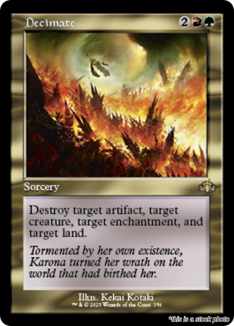 Decimate (Retro Frame)
