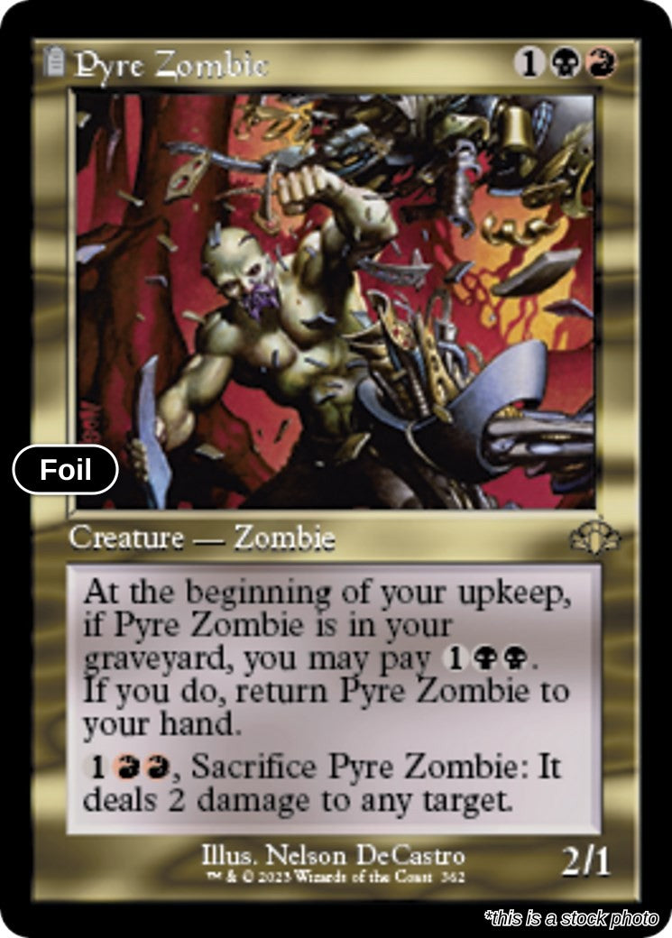 Pyre Zombie (Retro Frame)