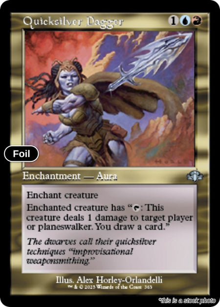 Quicksilver Dagger (Retro Frame)