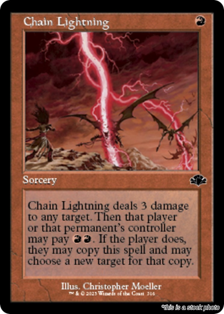 Chain Lightning (Retro Frame)