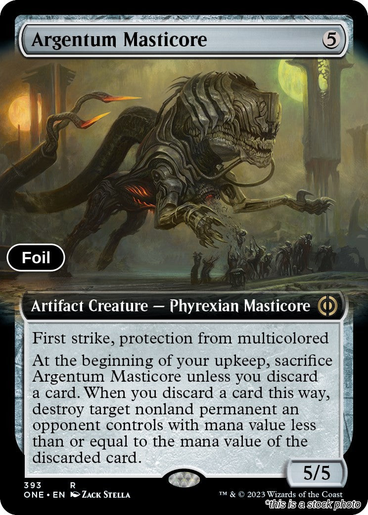 Argentum Masticore (Extended Art)