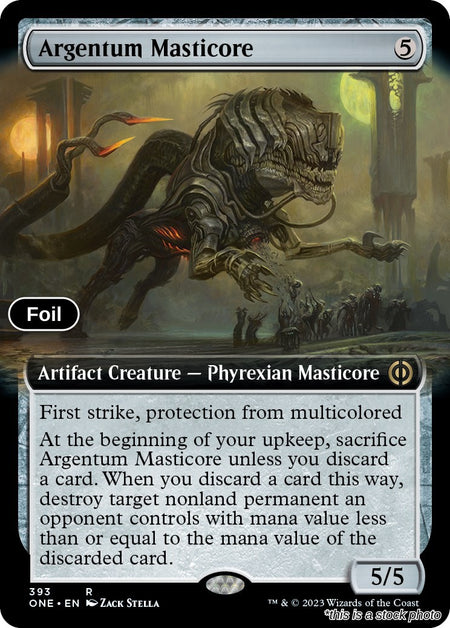 Argentum Masticore (Extended Art)