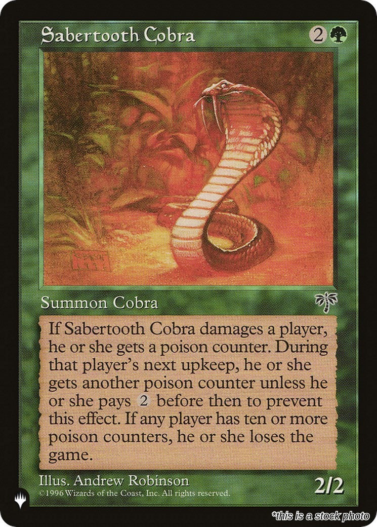 Sabertooth Cobra