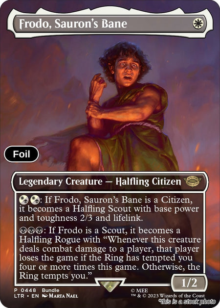 Frodo, Sauron's Bane (Borderless) (LTR Bundle)