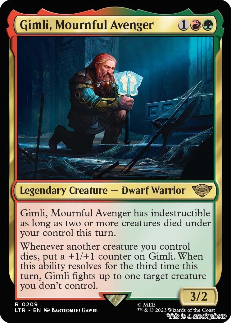 Gimli, Mournful Avenger