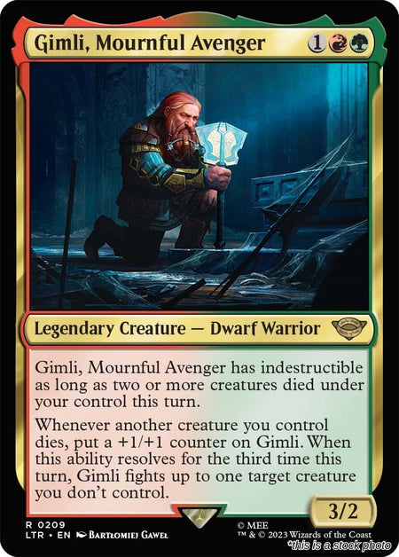 Gimli, Mournful Avenger
