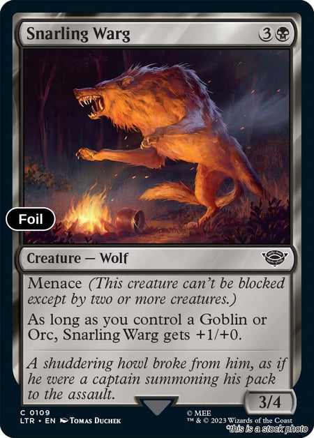 Snarling Warg