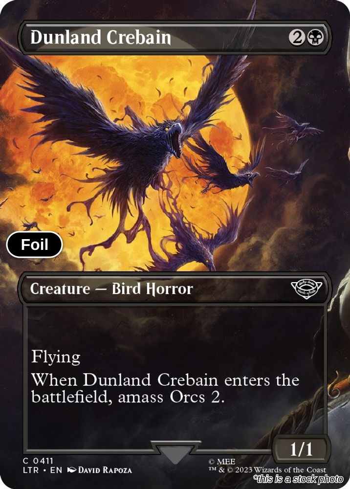 Dunland Crebain (Borderless)