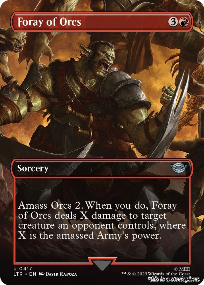 Foray of Orcs (Borderless)
