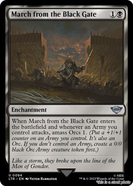 March from the Black Gate