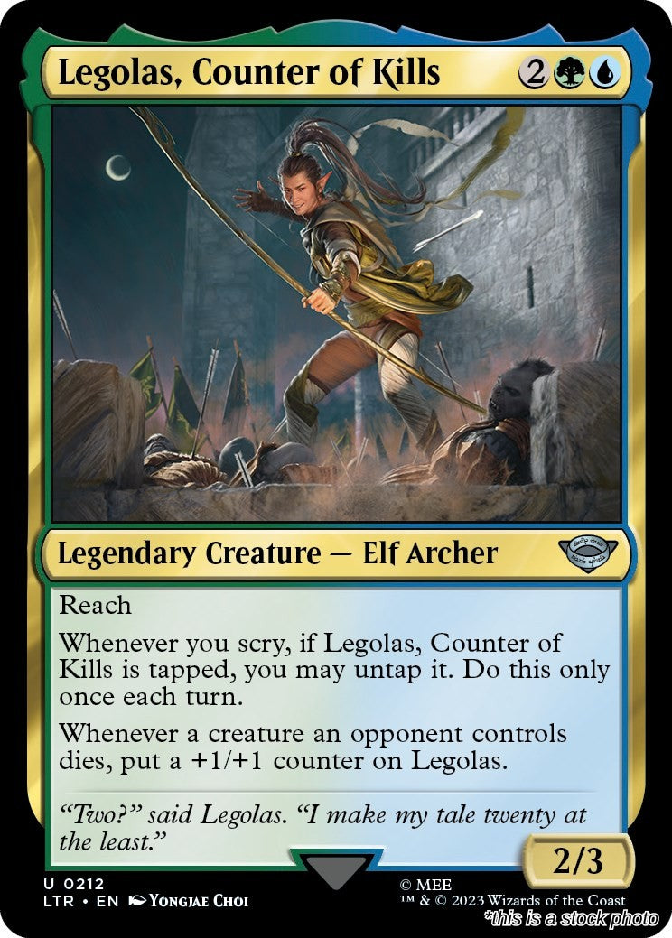 Legolas, Counter of Kills